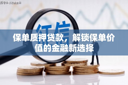 即墨保单质押贷款，解锁保单价值的金融新选择