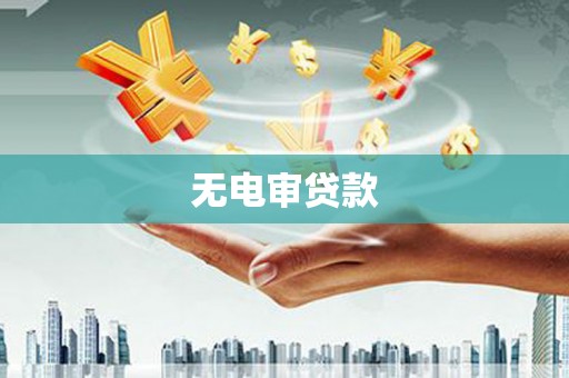 即墨无电审贷款