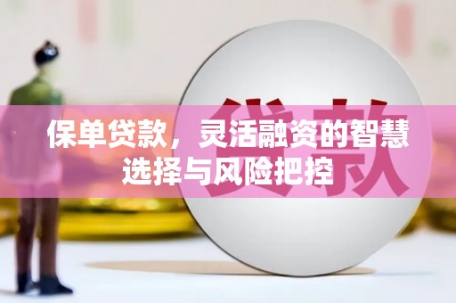 即墨保单贷款，灵活融资的智慧选择与风险把控