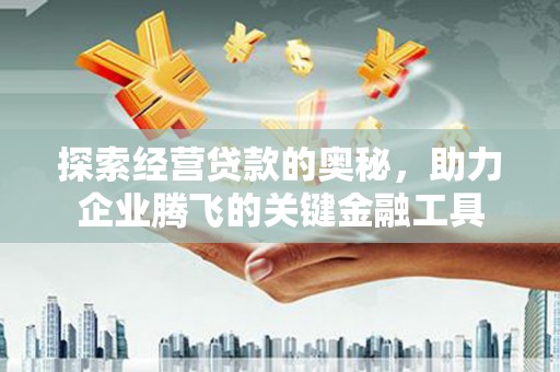 即墨探索经营贷款的奥秘，助力企业腾飞的关键金融工具