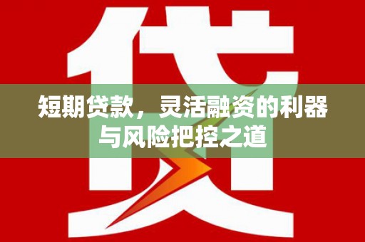 即墨短期贷款，灵活融资的利器与风险把控之道