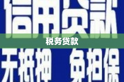 即墨税务贷款