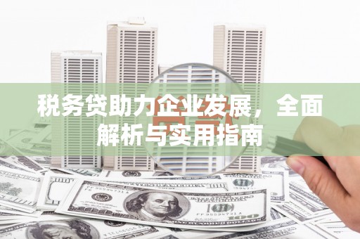 即墨税务贷助力企业发展，全面解析与实用指南