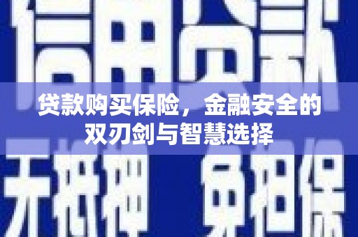 即墨贷款购买保险，金融安全的双刃剑与智慧选择