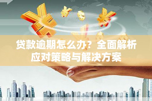 即墨贷款逾期怎么办？全面解析应对策略与解决方案