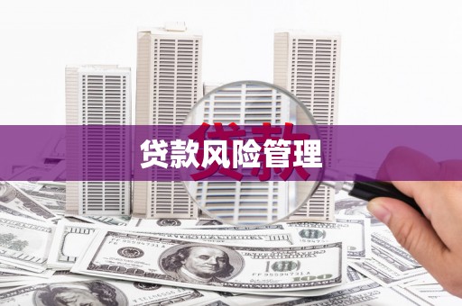 即墨贷款风险管理