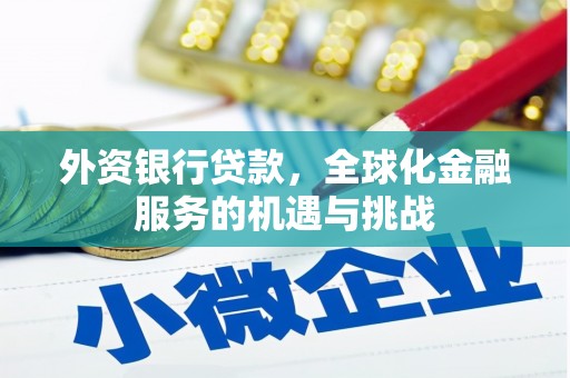 即墨外资银行贷款，全球化金融服务的机遇与挑战
