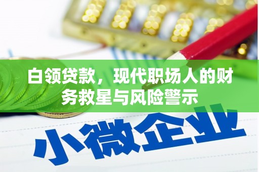 即墨白领贷款，现代职场人的财务救星与风险警示