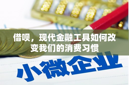 即墨借呗，现代金融工具如何改变我们的消费习惯
