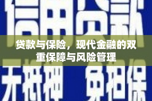即墨贷款与保险，现代金融的双重保障与风险管理