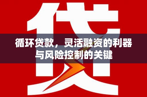 即墨循环贷款，灵活融资的利器与风险控制的关键