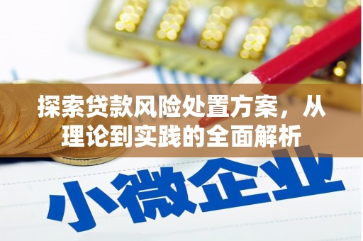 即墨探索贷款风险处置方案，从理论到实践的全面解析