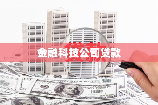 即墨金融科技公司贷款