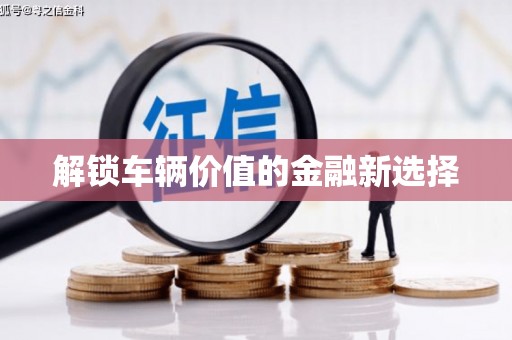 即墨解锁车辆价值的金融新选择